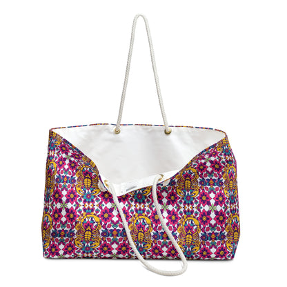 Weekender Bag, Scorpio, Zodiac v2, Flower Pattern