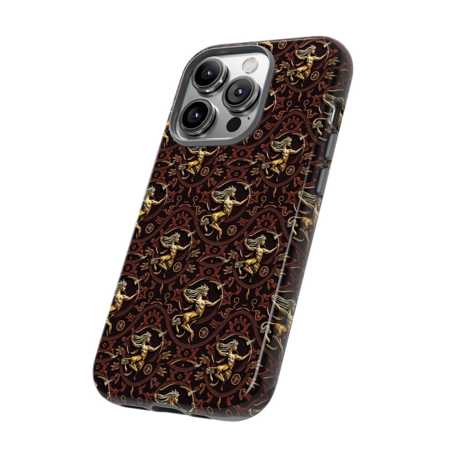 Tough Cases, Sagittarius, Zodiac, Metal Pattern