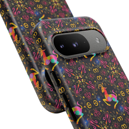 Tough Cases, Capricorn, Zodiac v2, Metal Pattern