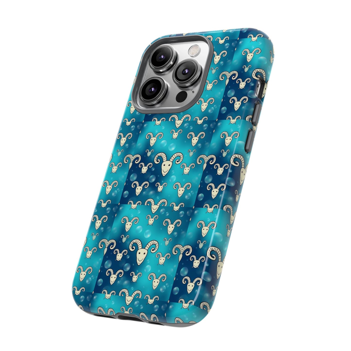 Tough Cases, Aries, Zodiac v1, Bubble Pattern