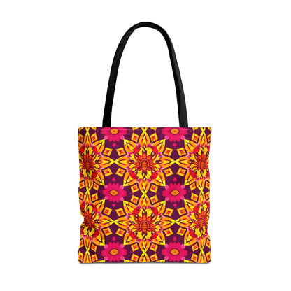 Tote Bag (AOP), Scorpio, Zodiac, Flower Pattern