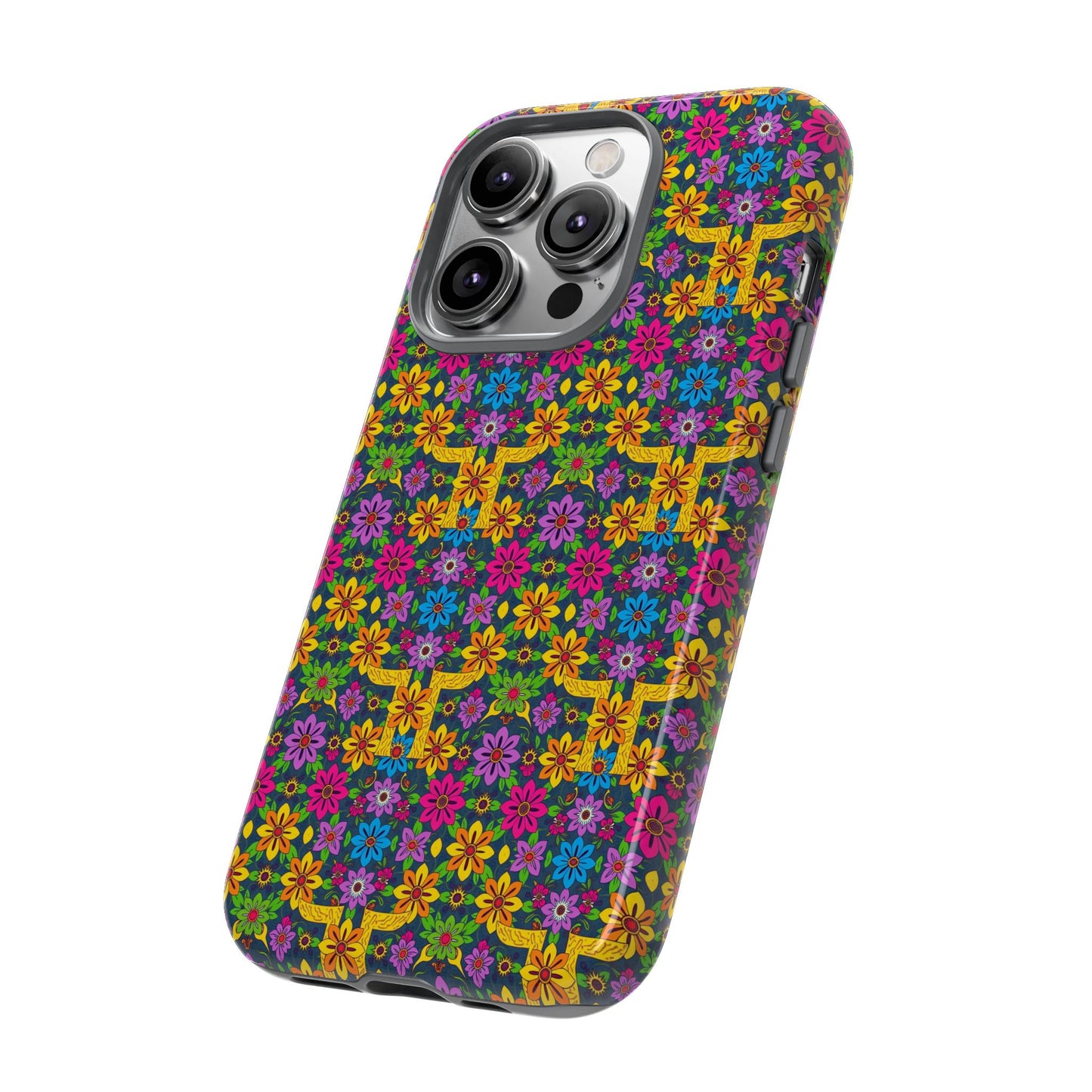 Tough Cases, Gemini, Zodiac v3, Flower Pattern