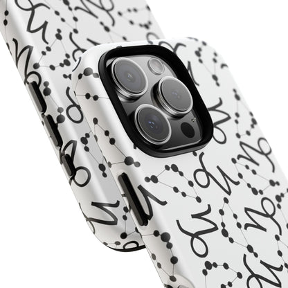 Tough Cases with the Capricorn Zodiac sign for iPhone, Samsung Galaxy, and Google Pixel devices