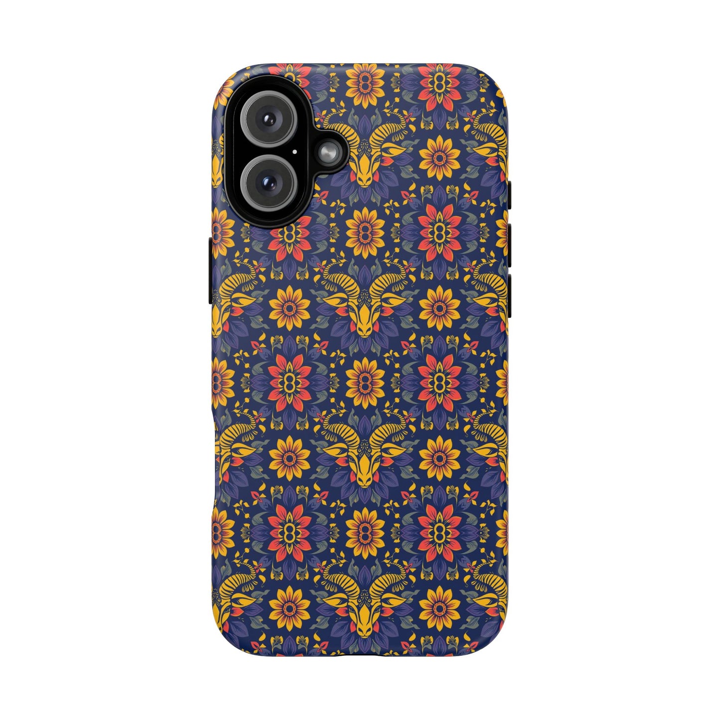 Tough Cases, Taurus, Zodiac v3, Flower Pattern