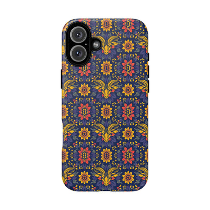 Tough Cases, Taurus, Zodiac v3, Flower Pattern