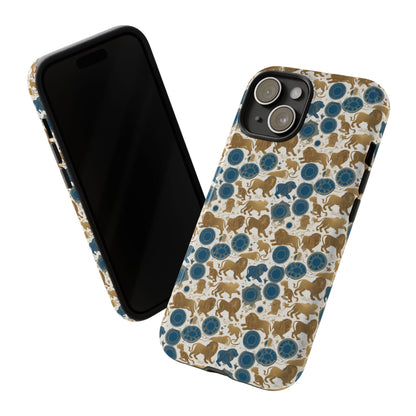 Tough Cases, Leo, Zodiac v2, Metal Pattern