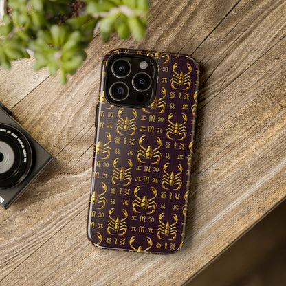 Tough Cases, Scorpio, Zodiac v2, Metal Pattern