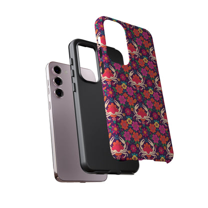 Tough Cases, Cancer, Zodiac v1, Flower Pattern