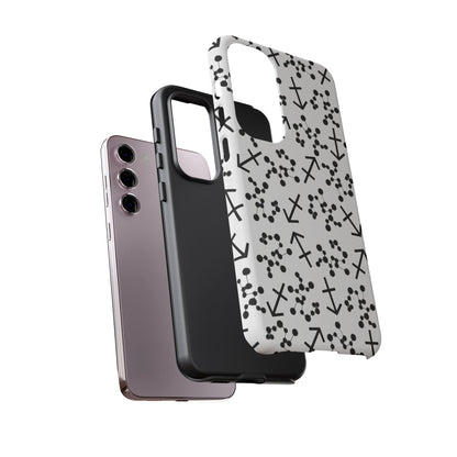 Tough Cases with the Sagittarius Zodiac sign for iPhone, Samsung Galaxy, and Google Pixel devices