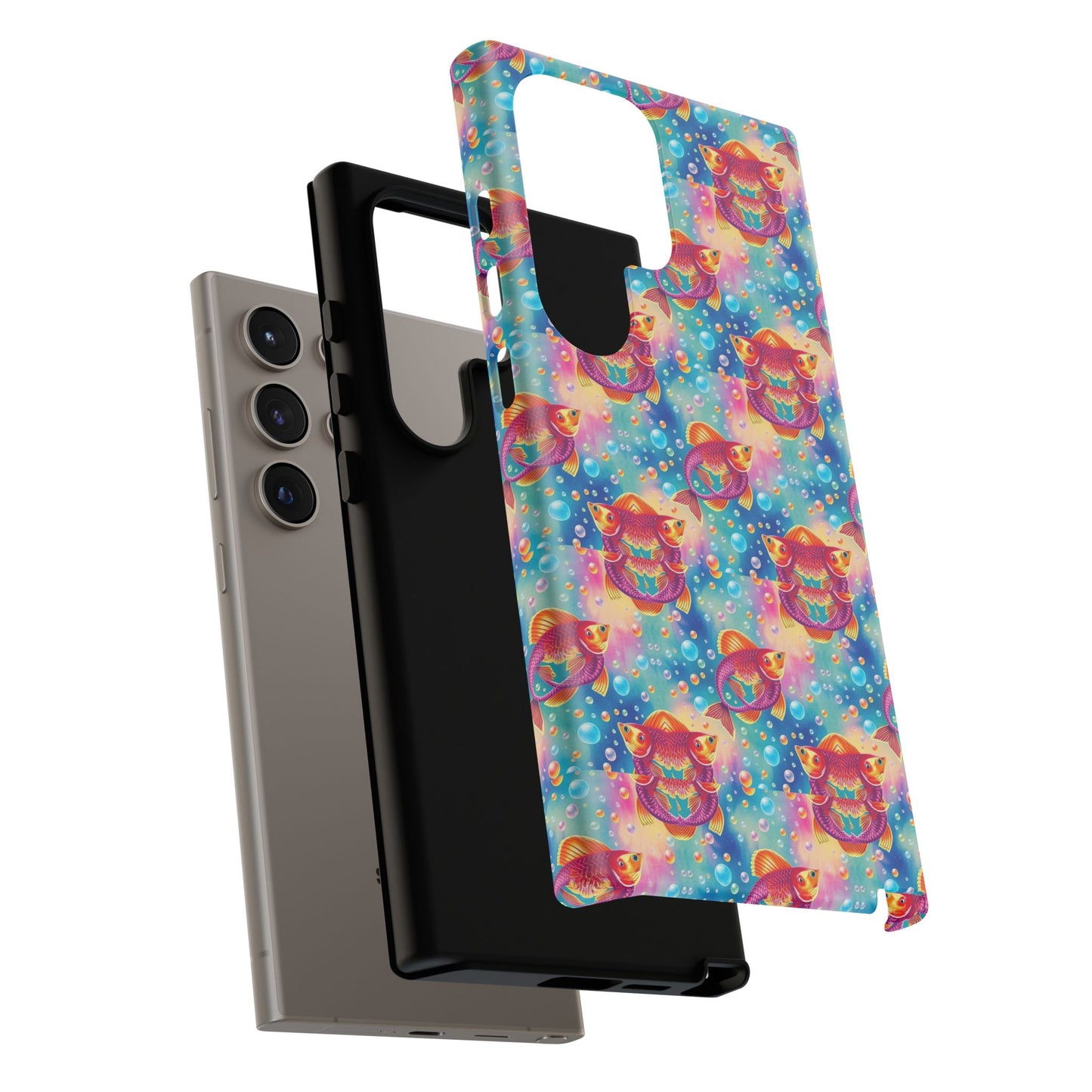 Tough Cases, Pisces, Zodiac v1, Bubble Pattern