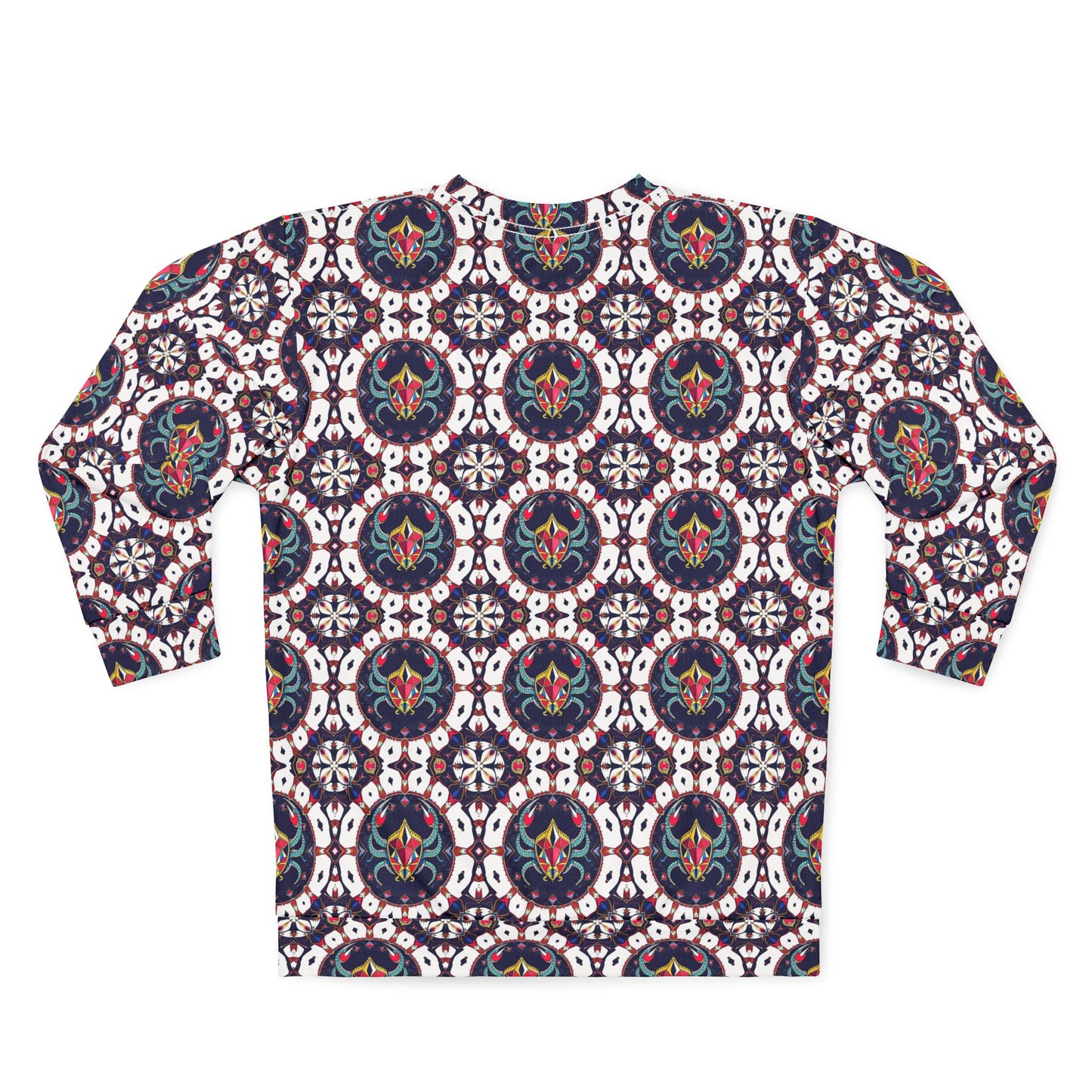 Unisex Sweatshirt (AOP), Scorpio, Zodiac, Jewel Pattern