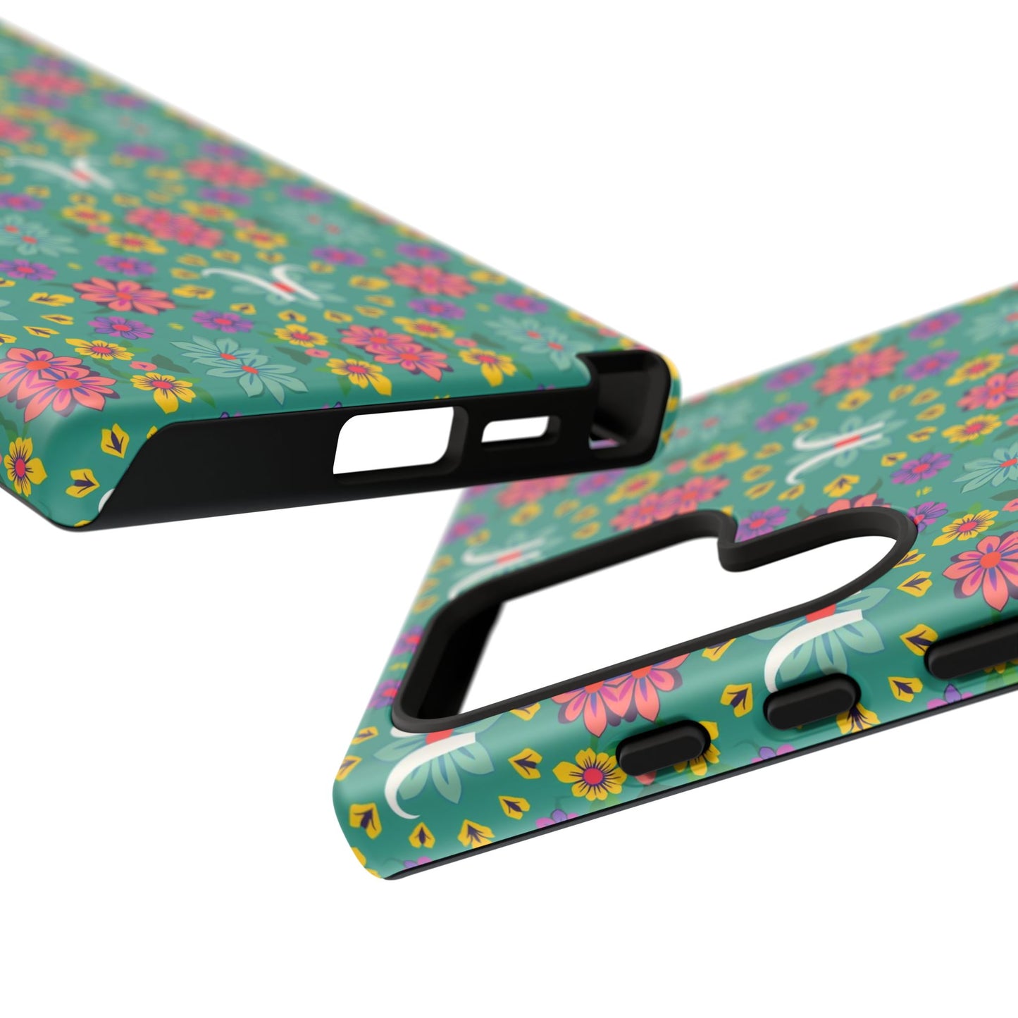 Tough Cases, Aquarius, Zodiac v4, Flower Pattern