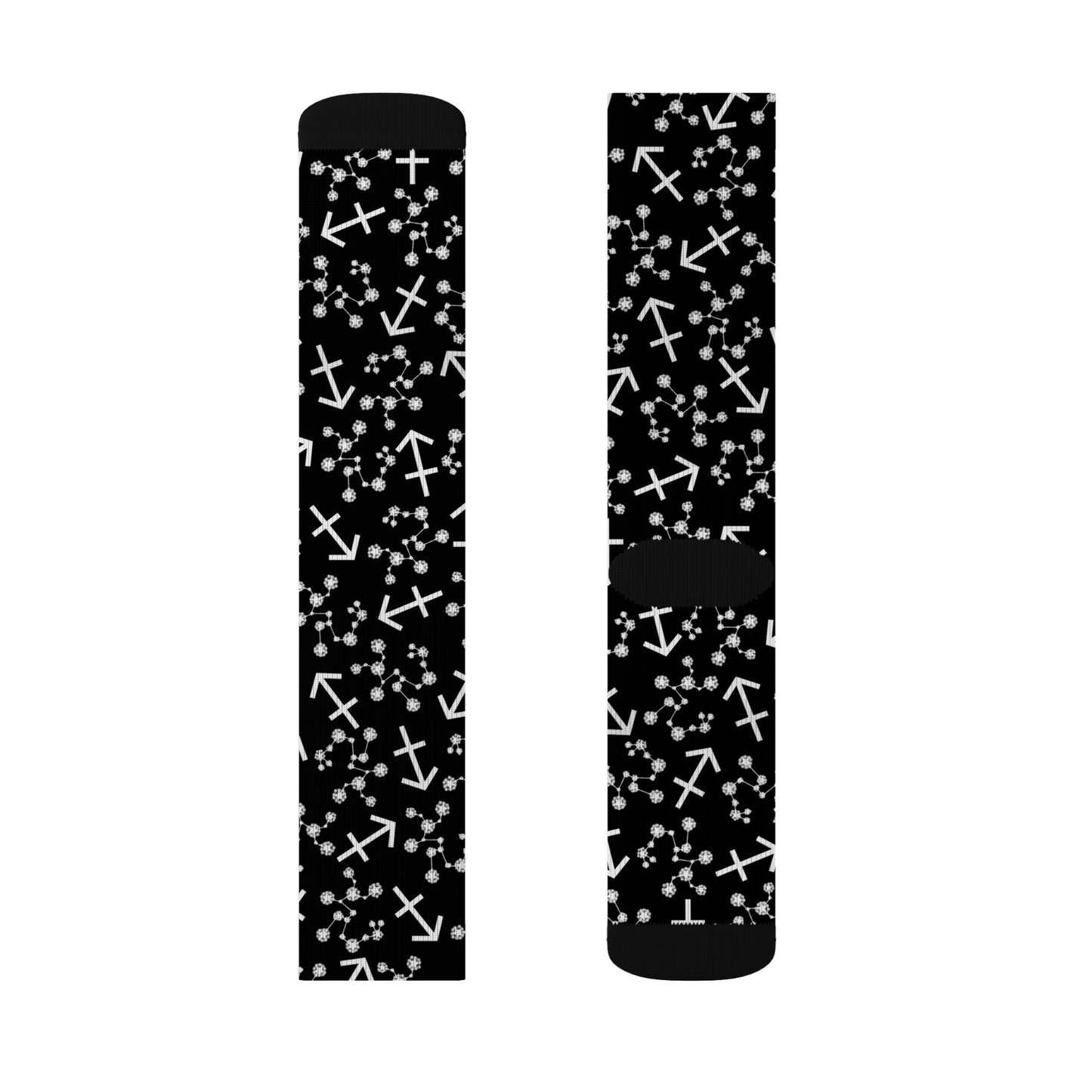 Zodiac Sublimation Socks Sagittarius Zodiac sign