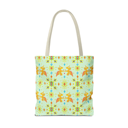 Tote Bag (AOP), Gemini, Zodiac v1, Jewel Pattern