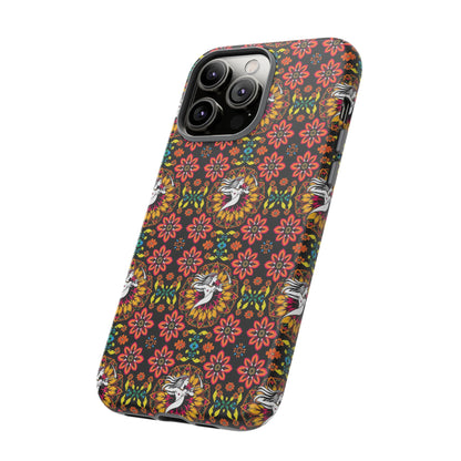 Tough Cases, Sagittarius, Zodiac v2, Flower Pattern