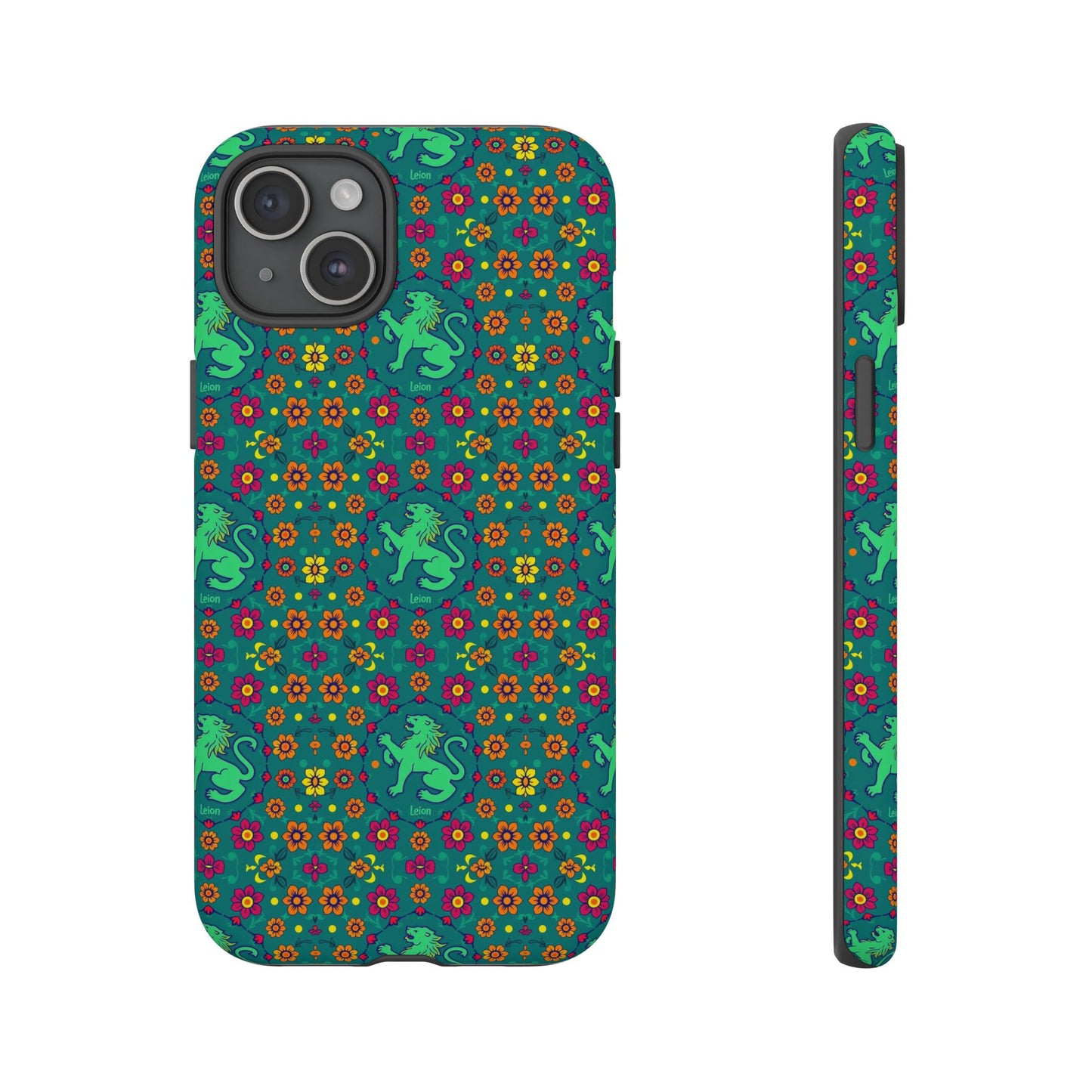 Tough Cases, Leo, Zodiac v3, Flower Pattern