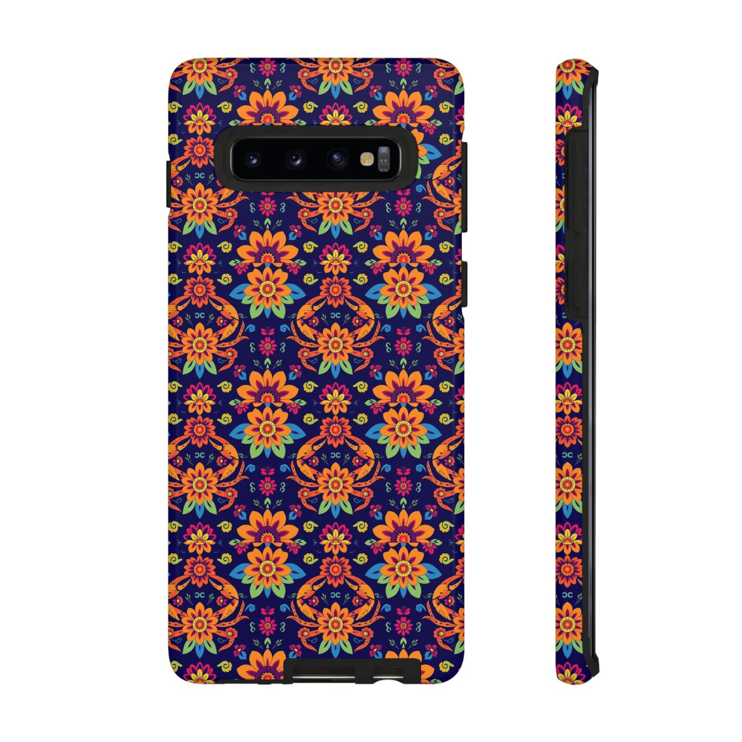 Tough Cases, Cancer, Zodiac, Flower Pattern