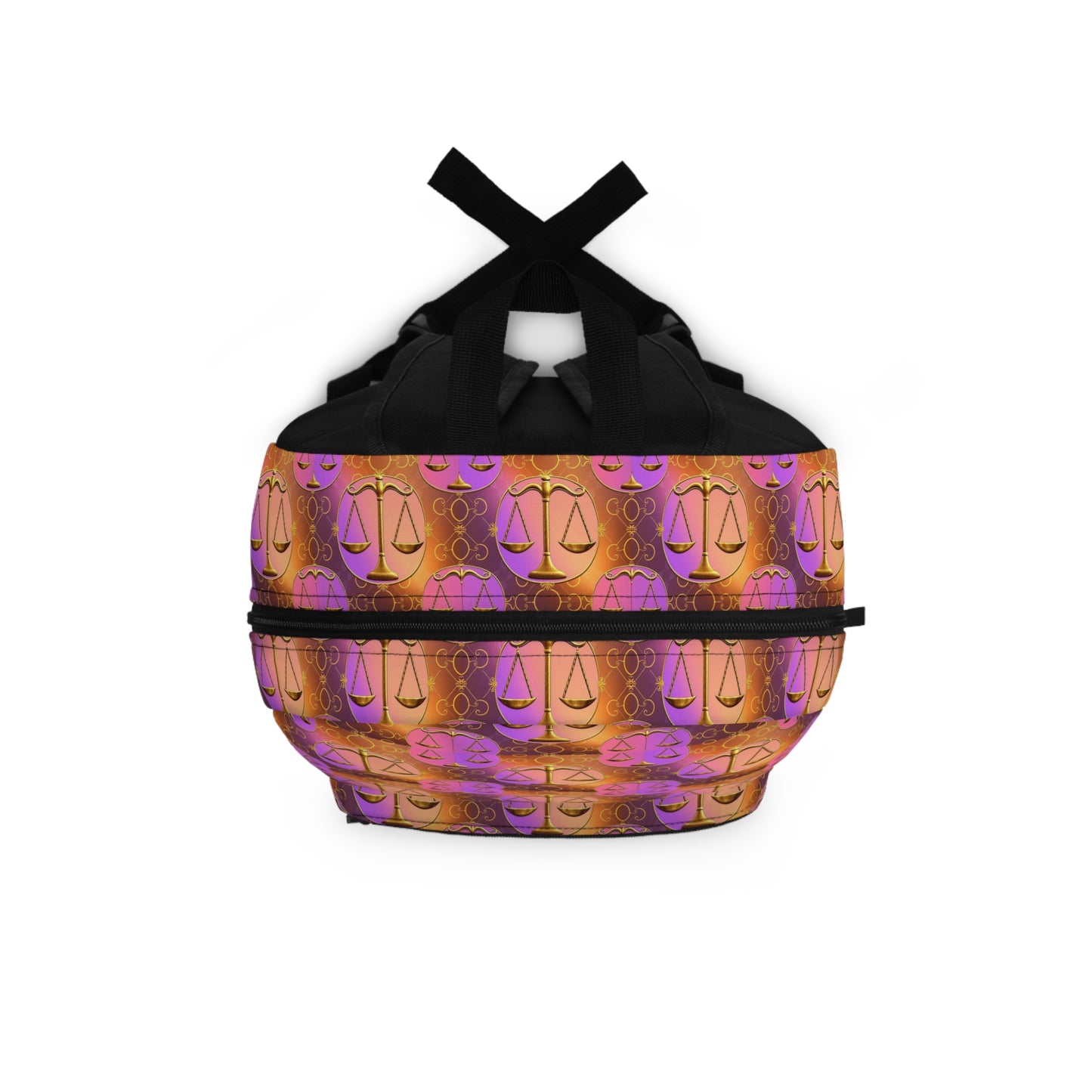 Backpack, Libra, Zodiac v1, Metal Pattern