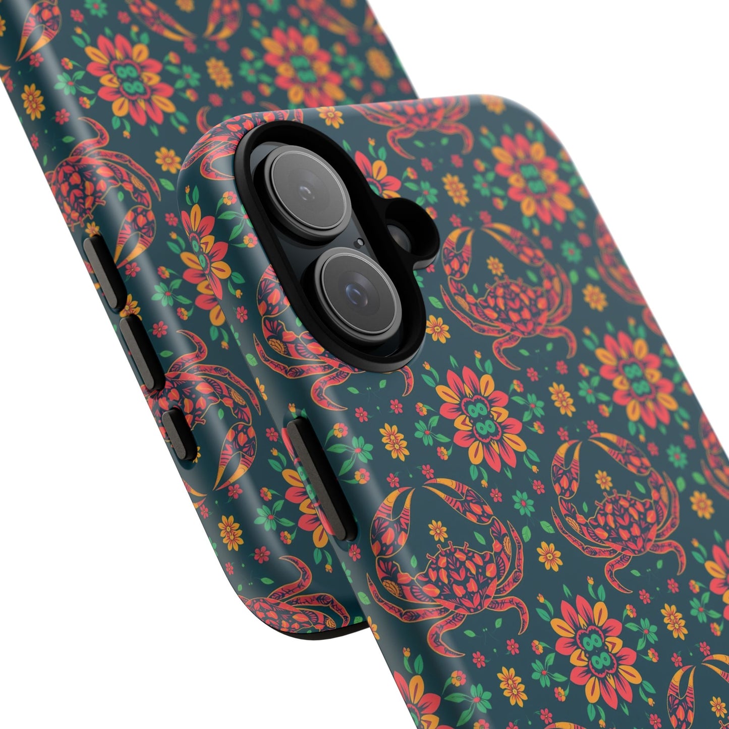 Tough Cases, Cancer, Zodiac v4, Flower Pattern