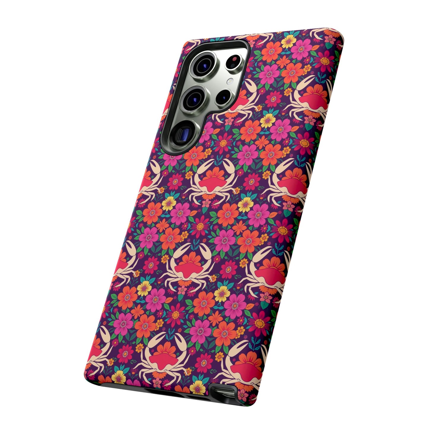 Tough Cases, Cancer, Zodiac v1, Flower Pattern