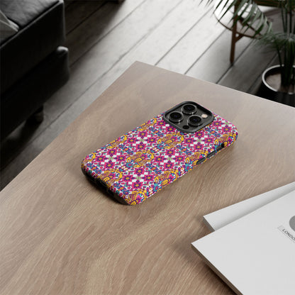 Tough Cases, Scorpio, Zodiac v2, Flower Pattern