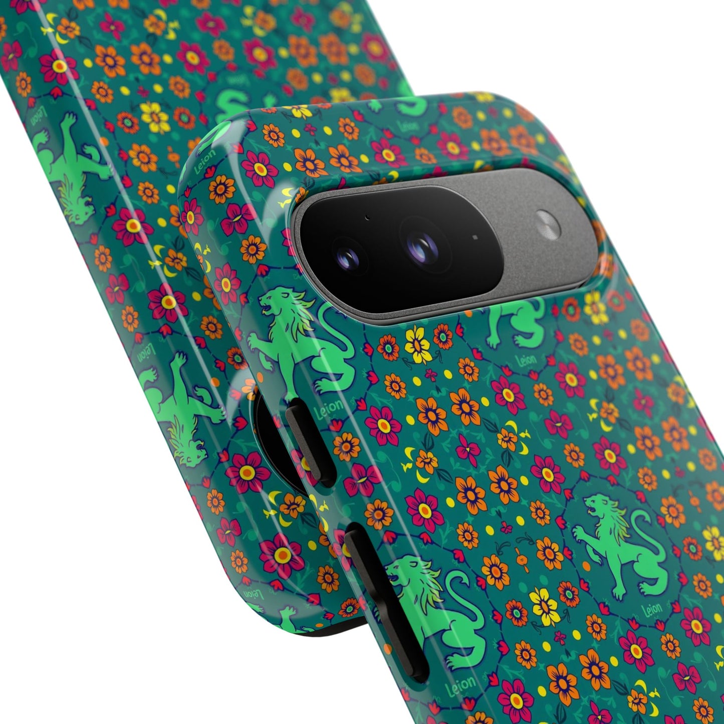 Tough Cases, Leo, Zodiac v3, Flower Pattern