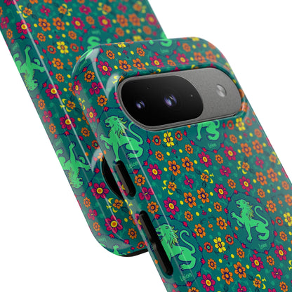 Tough Cases, Leo, Zodiac v3, Flower Pattern