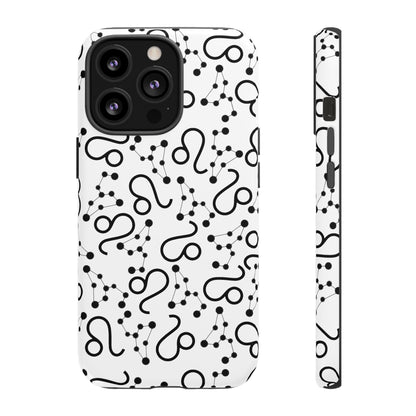 Tough Cases with the Leo Zodiac sign for iPhone, Samsung Galaxy, and Google Pixel devices