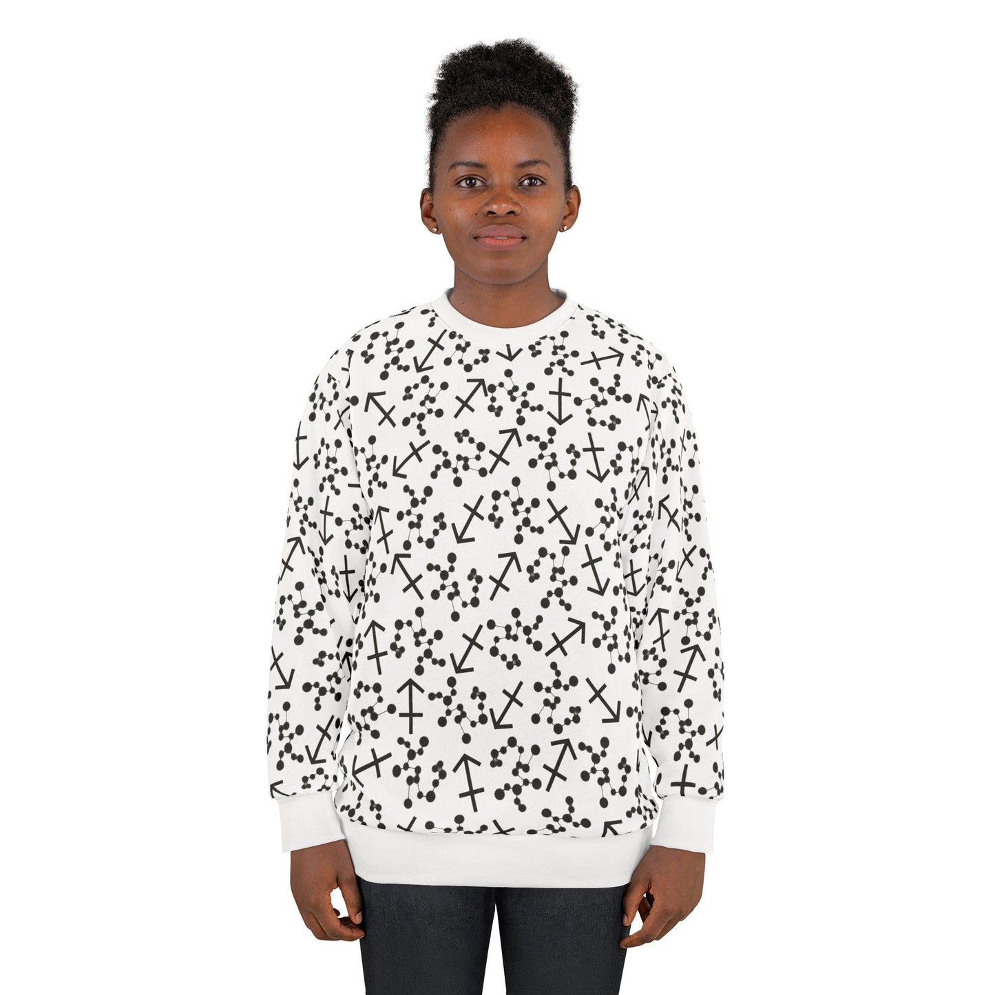 Zodiac AOP Unisex Sweatshirt Sagittarius Zodiac Sign