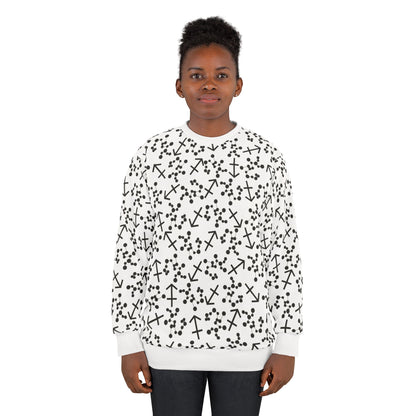 Zodiac AOP Unisex Sweatshirt Sagittarius Zodiac Sign