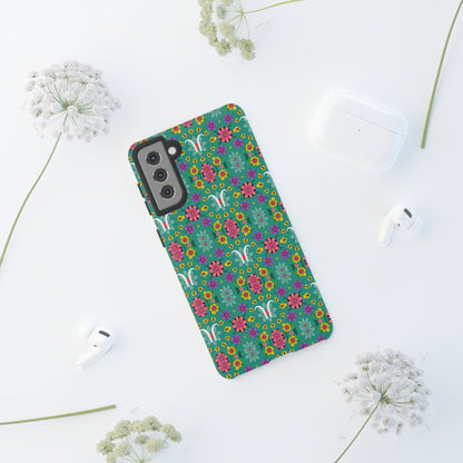 Tough Cases, Aquarius, Zodiac v4, Flower Pattern
