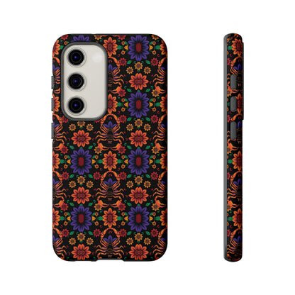 Tough Cases, Scorpio, Zodiac, Flower Pattern