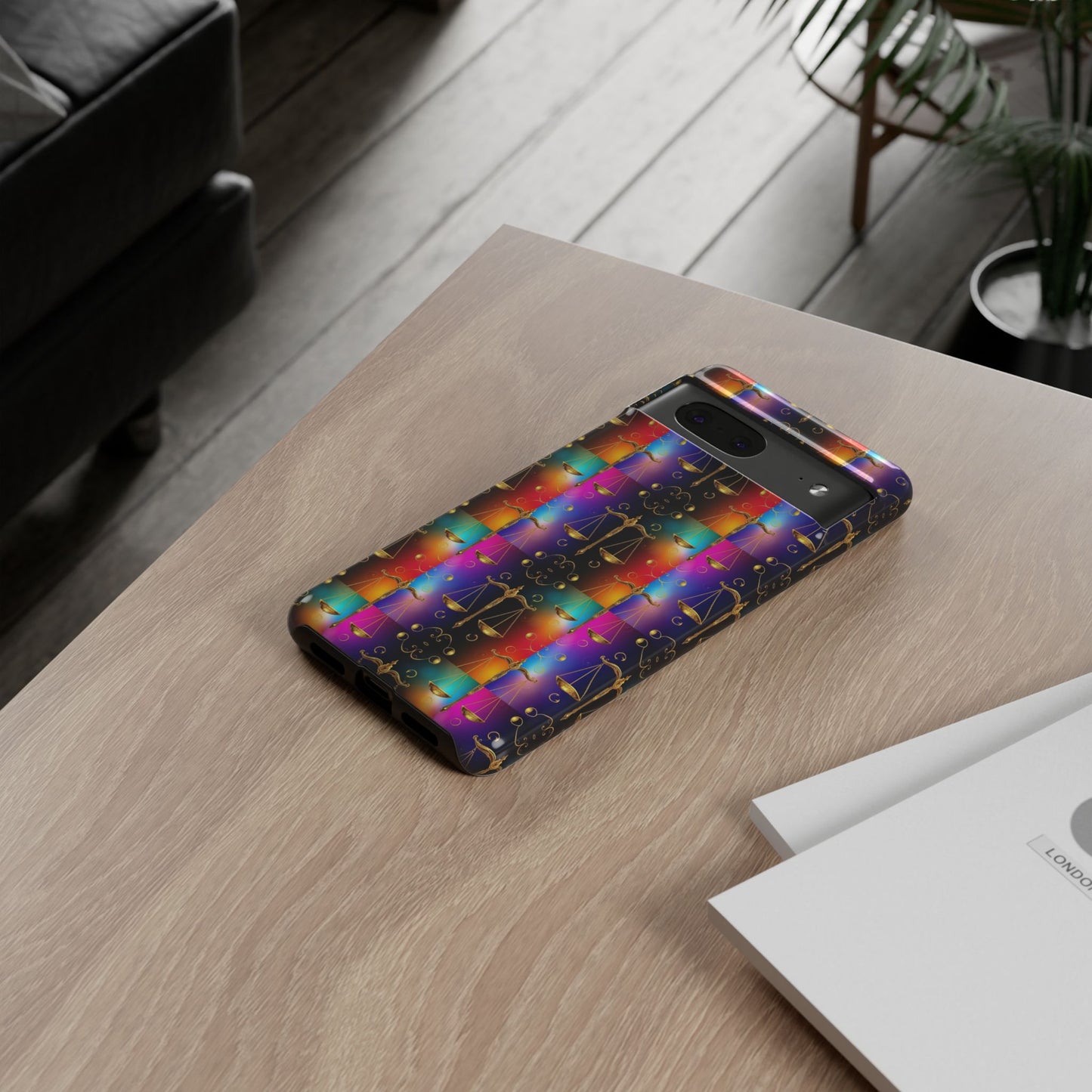 Tough Cases, Libra, Zodiac v1, Metal Pattern