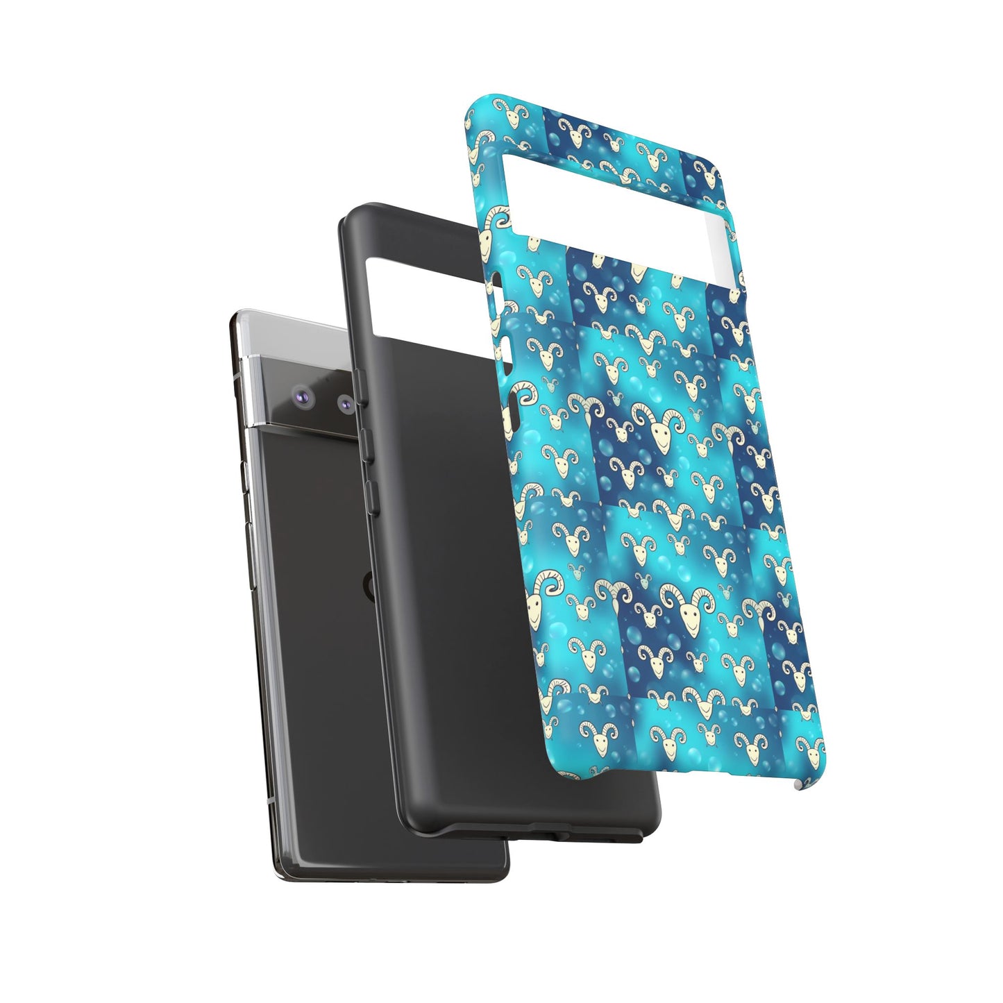 Tough Cases, Aries, Zodiac v1, Bubble Pattern