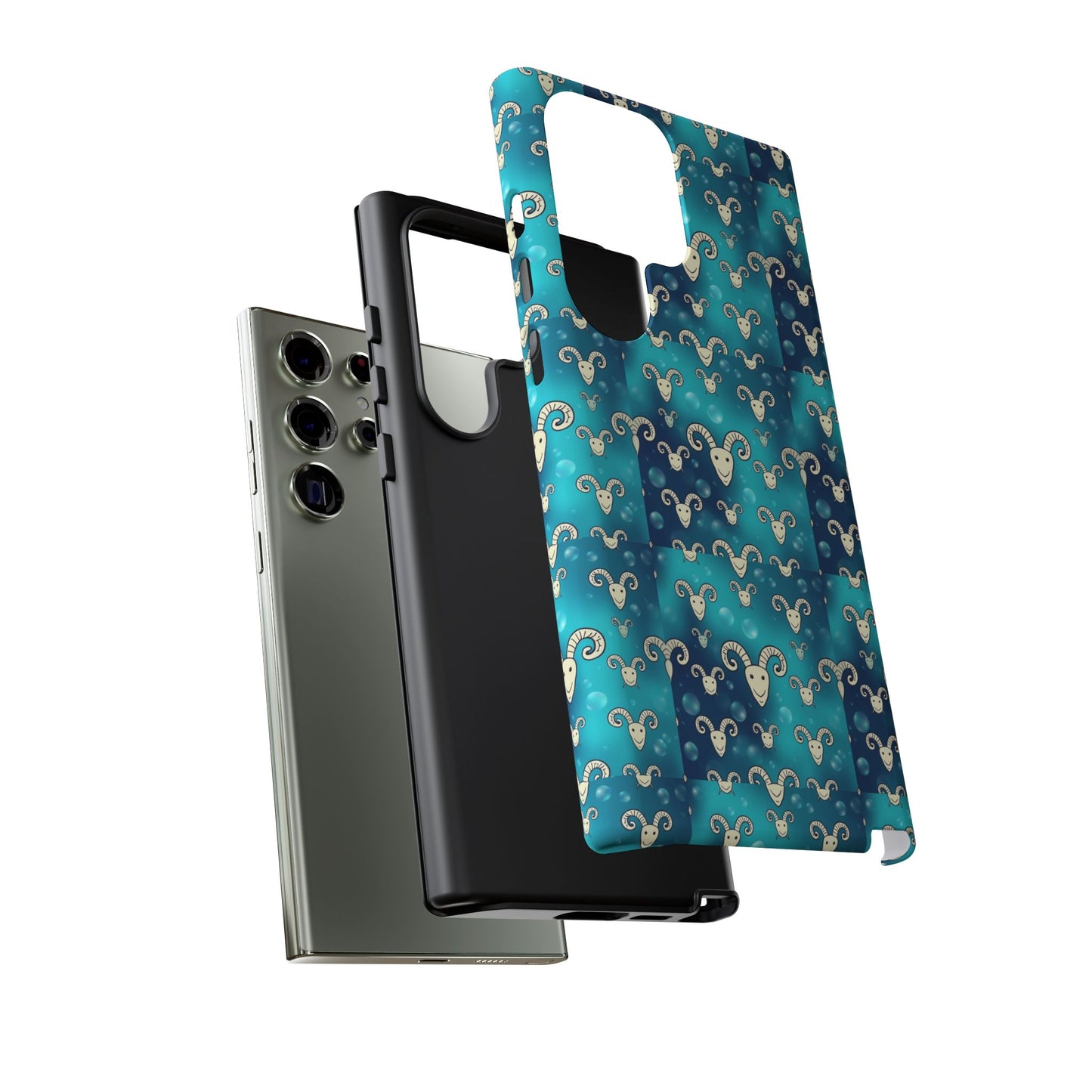Tough Cases, Aries, Zodiac v1, Bubble Pattern