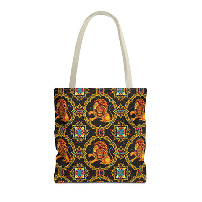 Tote Bag (AOP), Leo, Zodiac, Jewel Pattern