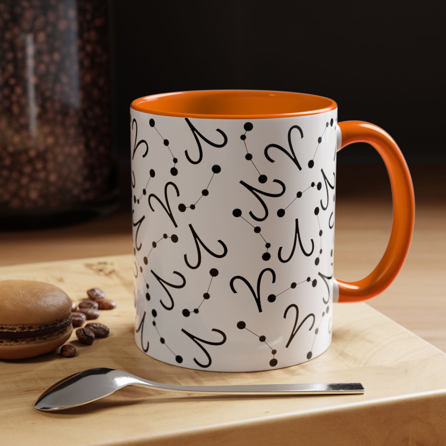 Accent Coffee Mug with the Aries sign (11, 15oz)