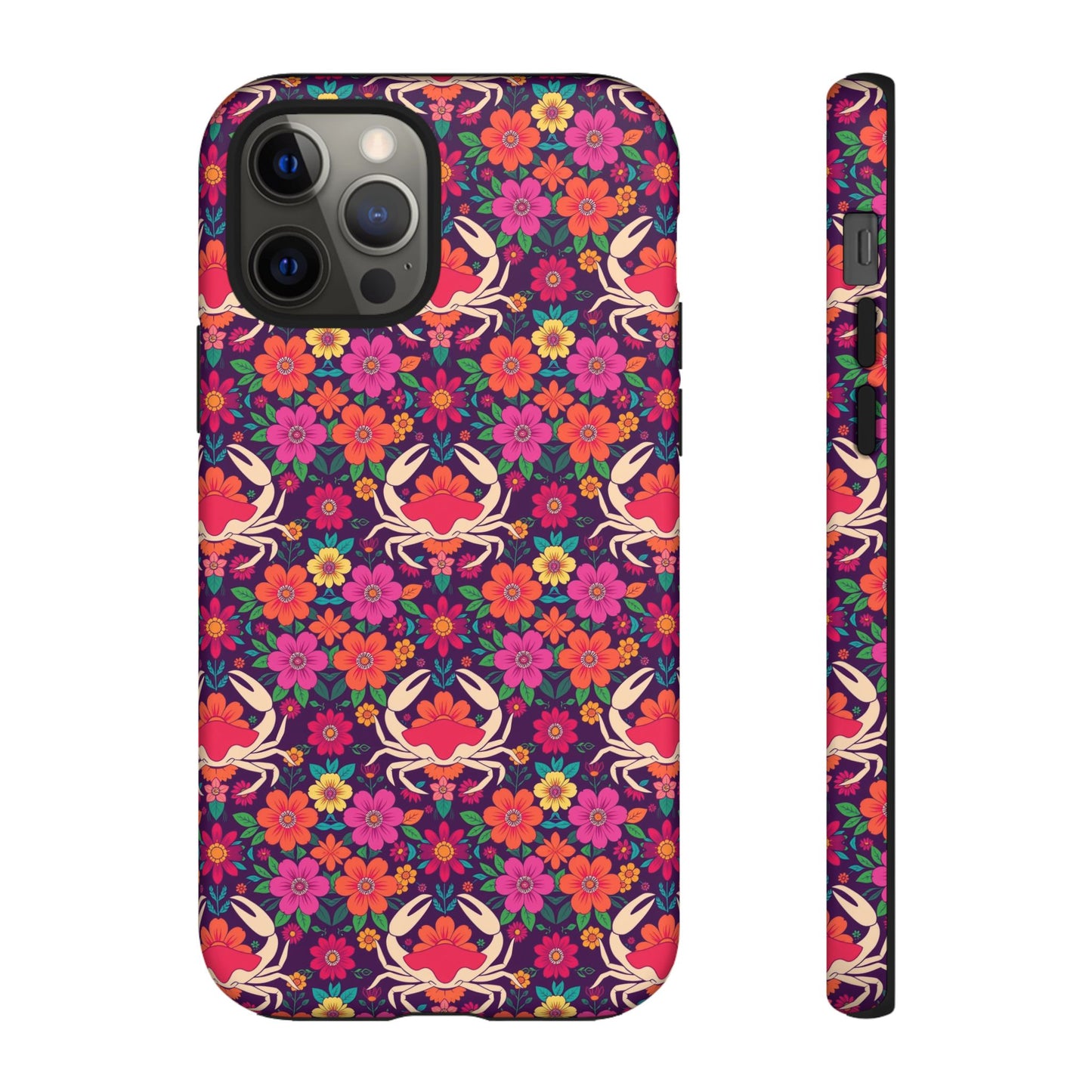 Tough Cases, Cancer, Zodiac v1, Flower Pattern