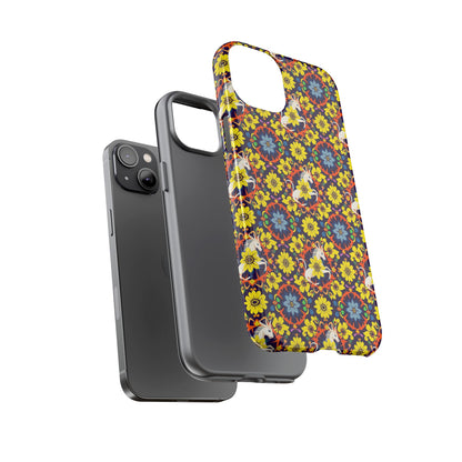 Tough Cases, Aquarius, Zodiac v3, Flower Pattern