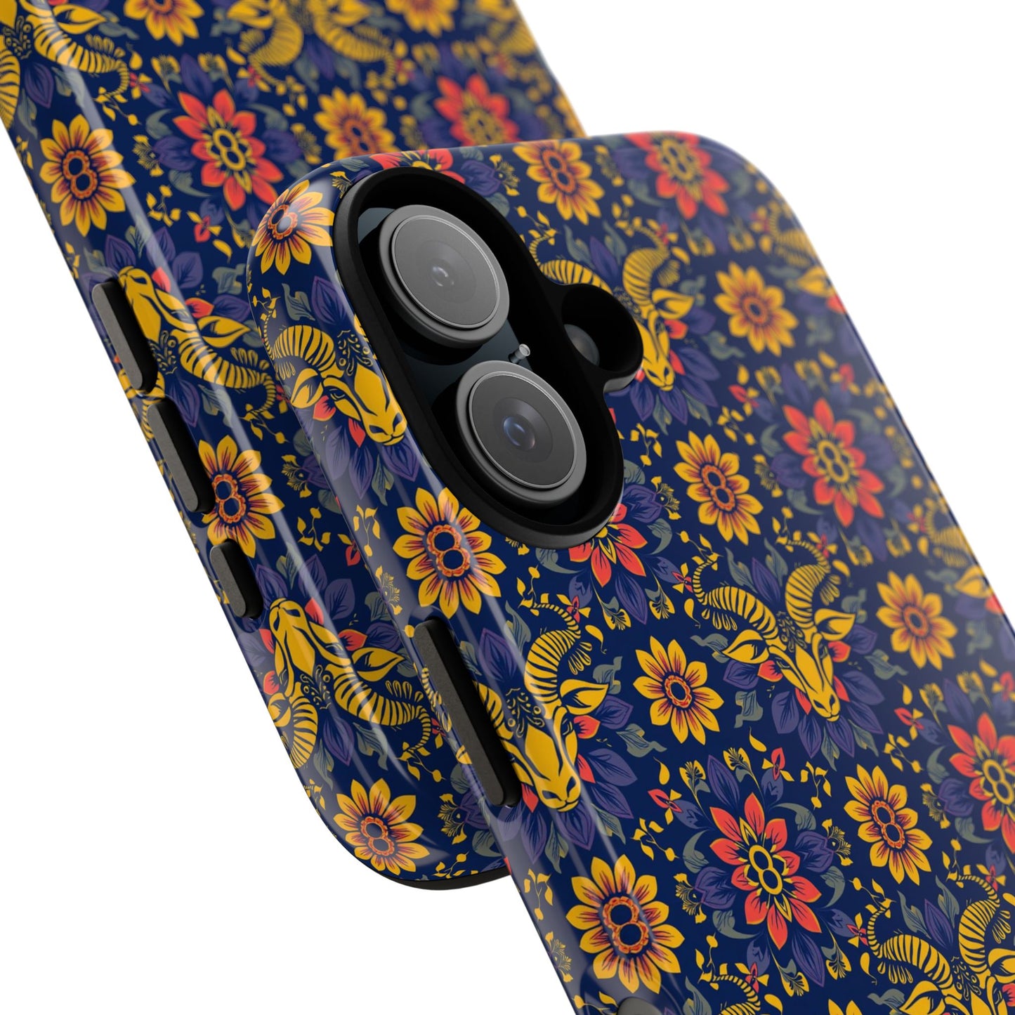 Tough Cases, Taurus, Zodiac v3, Flower Pattern
