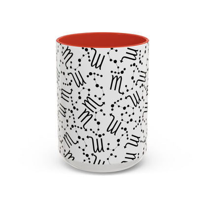 Accent Coffee Mug with the Scorpio sign (11, 15oz)