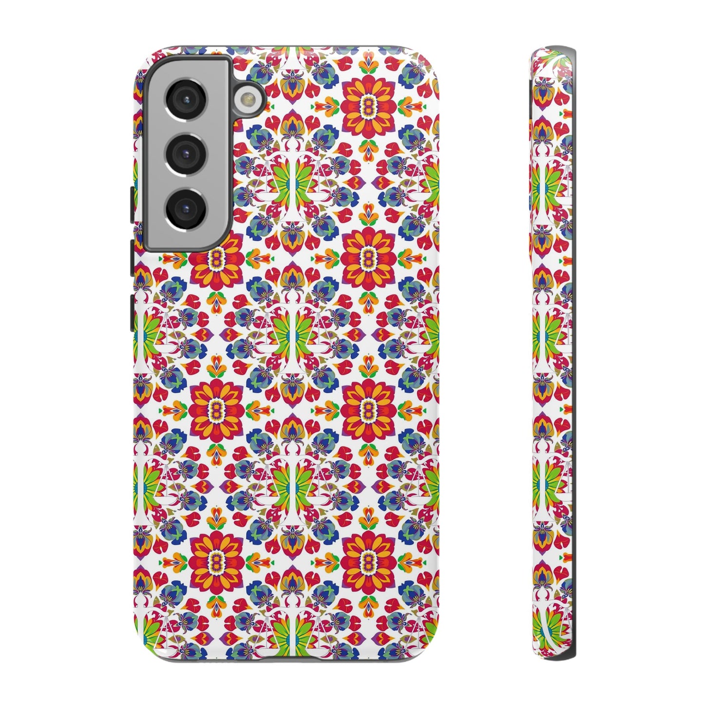 Tough Cases, Libra, Zodiac v1, Flower Pattern
