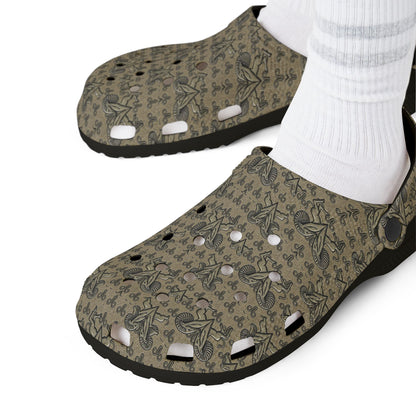 EVA Foam Rubber Shoes, (AOP), Aries, Zodiac, Pattern