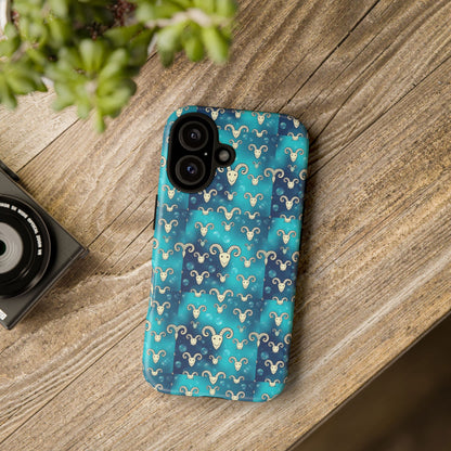 Tough Cases, Aries, Zodiac v1, Bubble Pattern