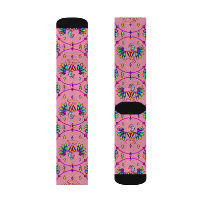 Sublimation Socks, Virgo, Zodiac v2, Jewel Pattern
