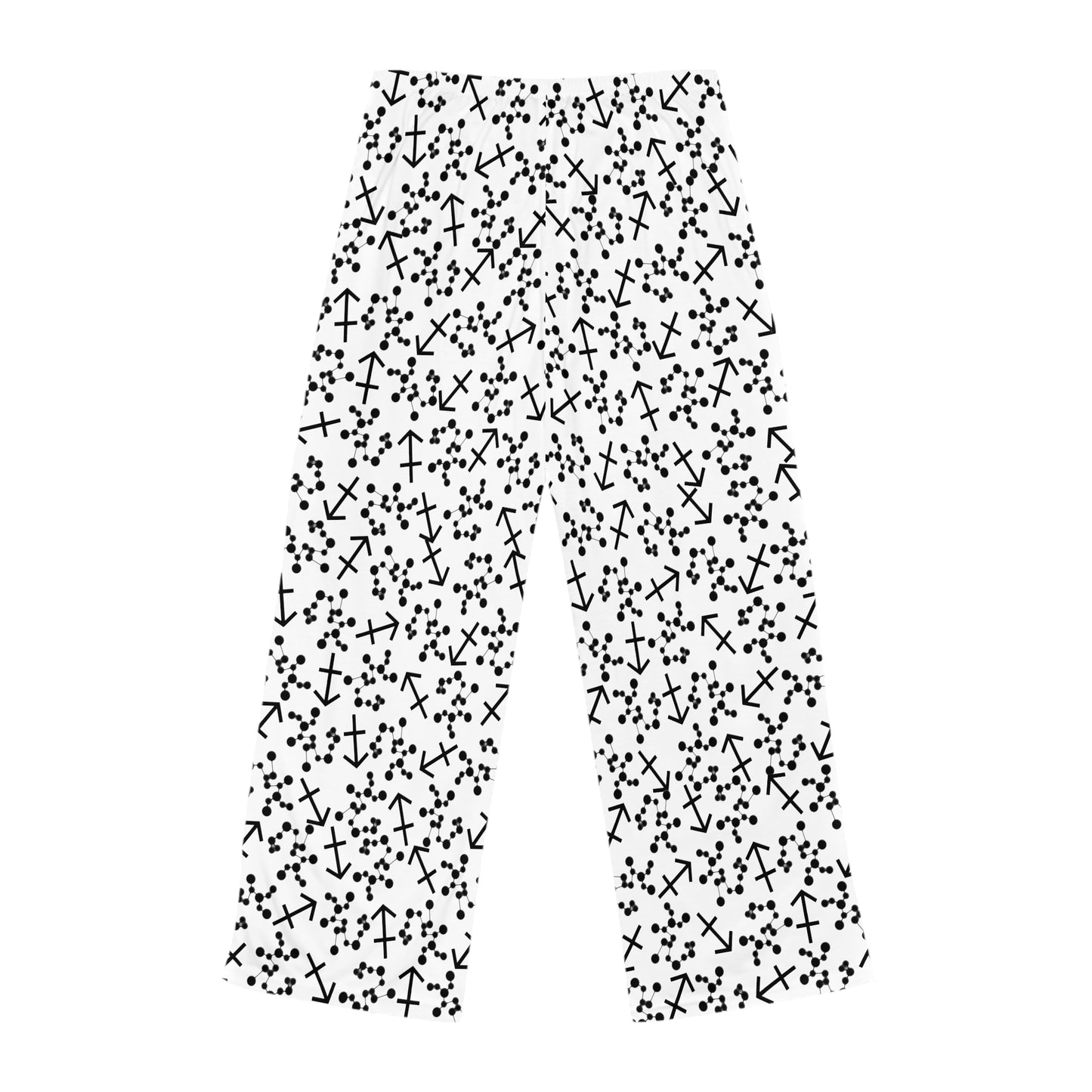 Women's Zodiac Pajama Pants (AOP) Sagittaurius Zodiac Sign