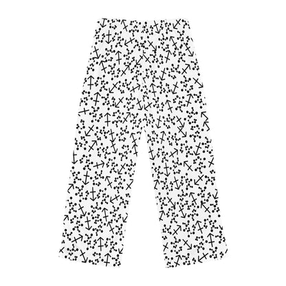 Women's Zodiac Pajama Pants (AOP) Sagittaurius Zodiac Sign
