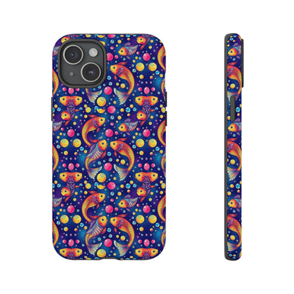 Tough Cases, Pisces, Zodiac, Bubble Pattern