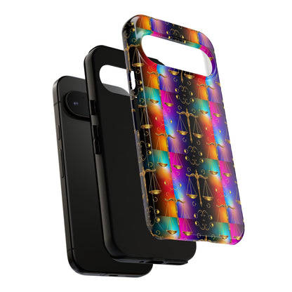 Tough Cases, Libra, Zodiac v1, Metal Pattern