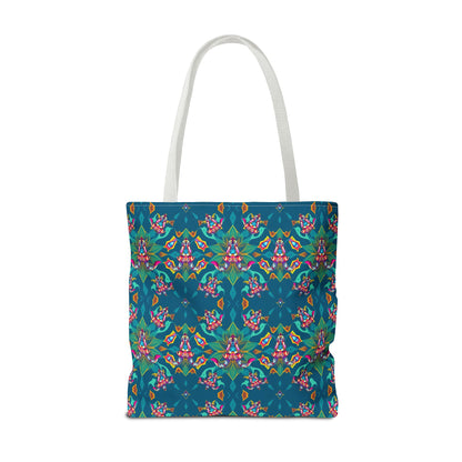 Tote Bag (AOP), Taurus, Zodiac v1, Jewel Pattern